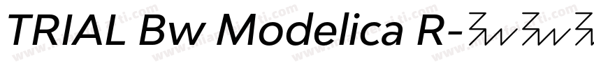 TRIAL Bw Modelica R字体转换